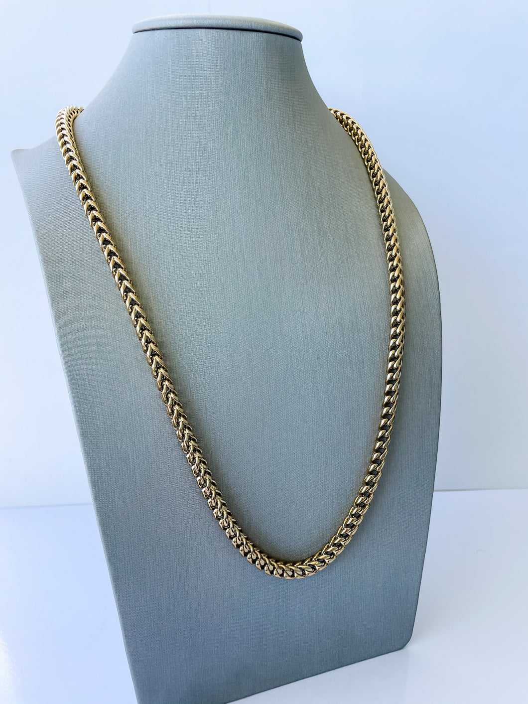 Bold Box Gold Necklace