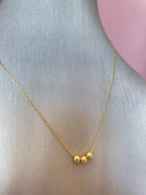 Load image into Gallery viewer, Dainty Triple Ball Necklace
